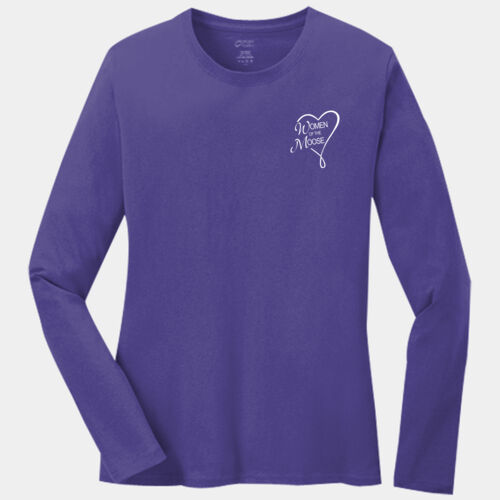 Women Of The Moose - Ladies Long Sleeve Core Cotton Tee Thumbnail