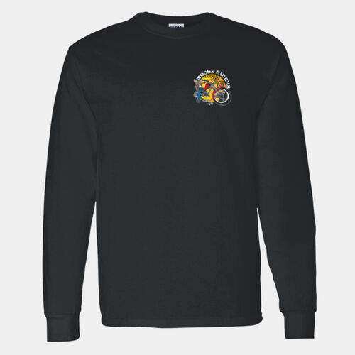 Moose Riders - Heavy Cotton 100% Cotton Long Sleeve T Shirt Thumbnail