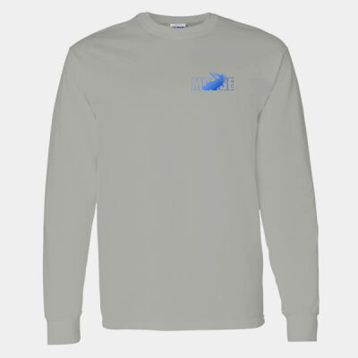The Moose Club  - Heavy Cotton 100% Cotton Long Sleeve T Shirt Thumbnail