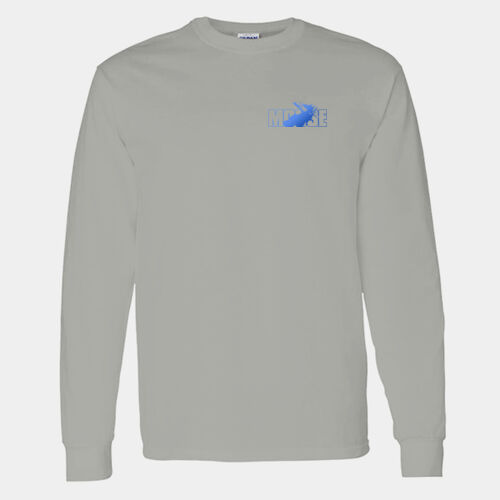 The Moose Club  - Heavy Cotton 100% Cotton Long Sleeve T Shirt Thumbnail