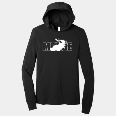 The Moose Club - Unisex Jersey Long Sleeve Hoodie Thumbnail