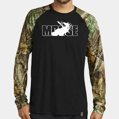 The Moose Club - Realtree ® Colorblock Performance Long Sleeve Tee Thumbnail