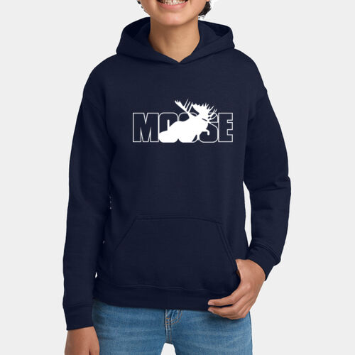 The Moose Club - Youth Heavy Blend Hooded Sweatshirt Thumbnail