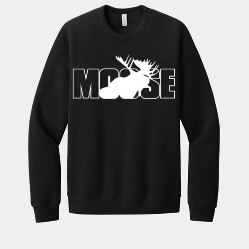 The Moose Club - Ultrasoft Unisex Sponge Fleece Raglan Sweatshirt Thumbnail