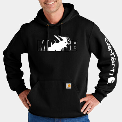 The Moose Club - Midweight Hooded Logo Sweatshirt - CTK288 Thumbnail
