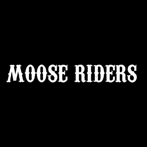 Moose Riders Sleeve Print - White Thumbnail